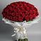 101 Красная роза Блэк Мэджик в Красной Поляне Кировской области Букет 101 Красная роза Блэк Мэджик в Красной Поляне Кировской области