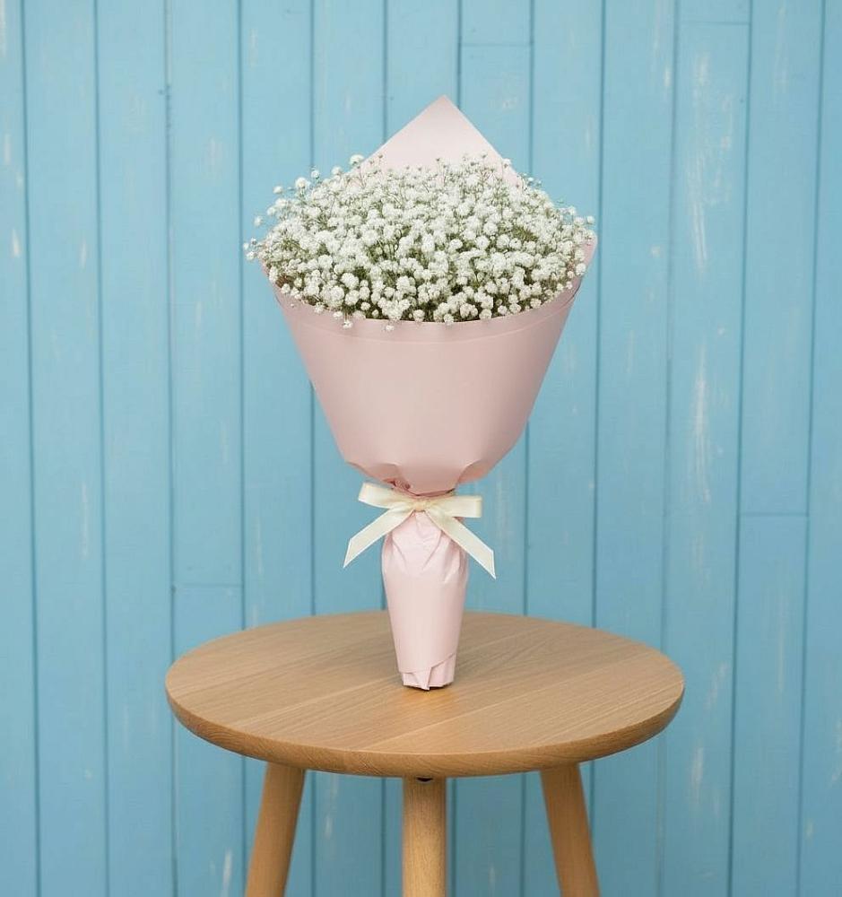 Букет Воздушное настроение в Красной Поляне Кировской области Букет цветов из: Гипсофила в Красной Поляне Кировской области