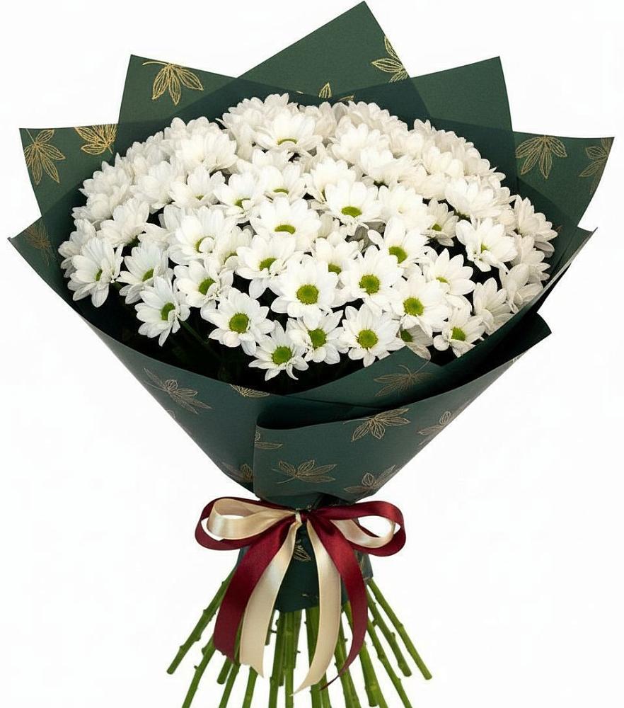 Букет море ромашек в Красной Поляне Кировской области Букет цветов из: Хризантемы в Красной Поляне Кировской области