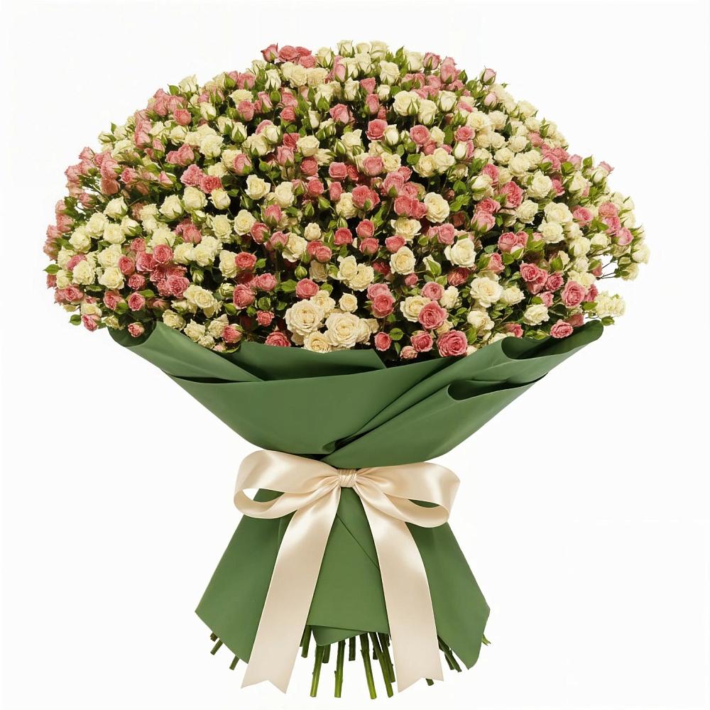 Кустовые розы премиум в Красной Поляне Кировской области Букет Кустовые розы премиум в Красной Поляне Кировской области