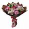 Букет Розовое очарование в Красной Поляне Кировской области Букет цветов из: Хризантемы, Альстромерии и Розы в Красной Поляне Кировской области