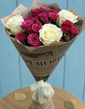 Букет Удивительный из роз в Красной Поляне Кировской области Букет цветов из:  Розы в Красной Поляне Кировской области